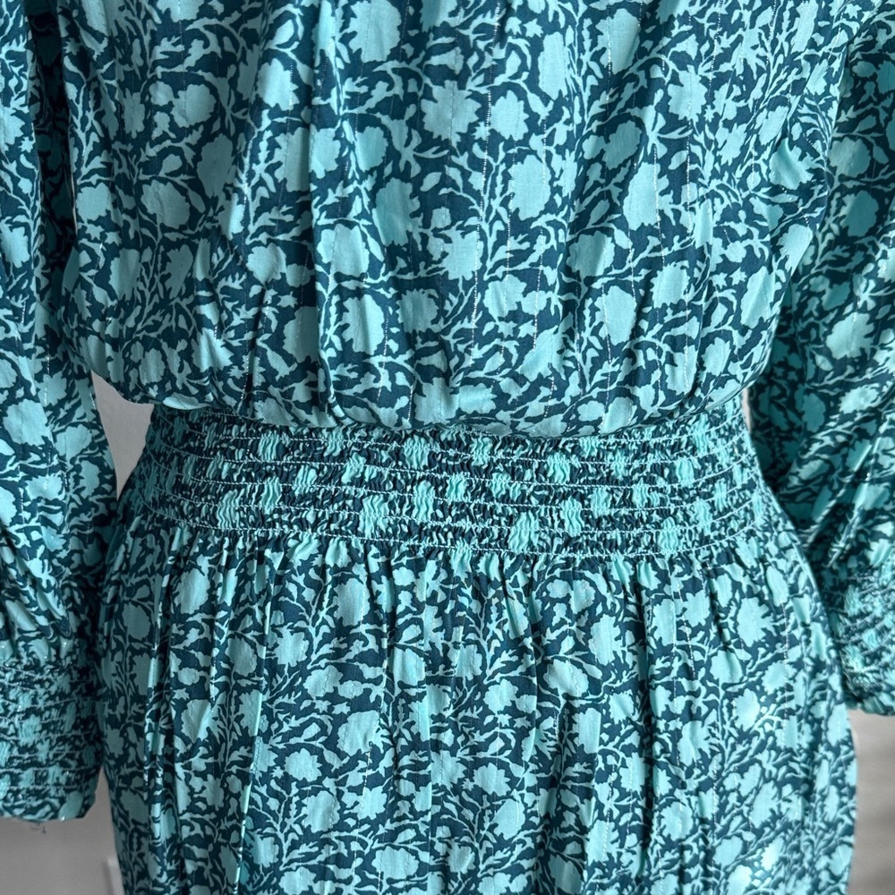 Vineyard Vines Teal Long Sleeve Dress - Picture 10 of 12